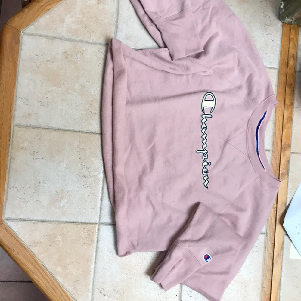 Champion long sleeve crop top